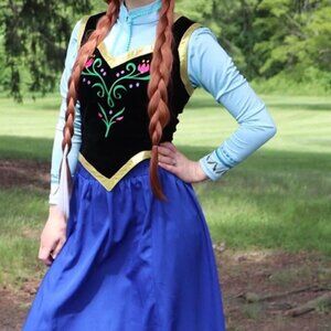 Anna Frozen Cosplay Costume